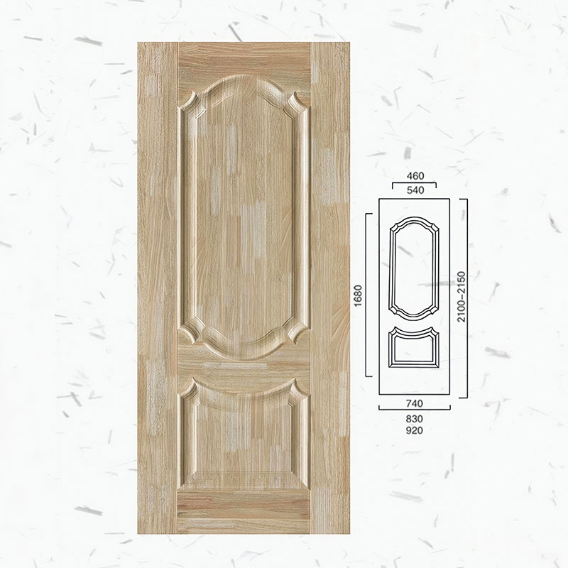 Deep-Groove Single-Raised Series Molded Door Skin Front View