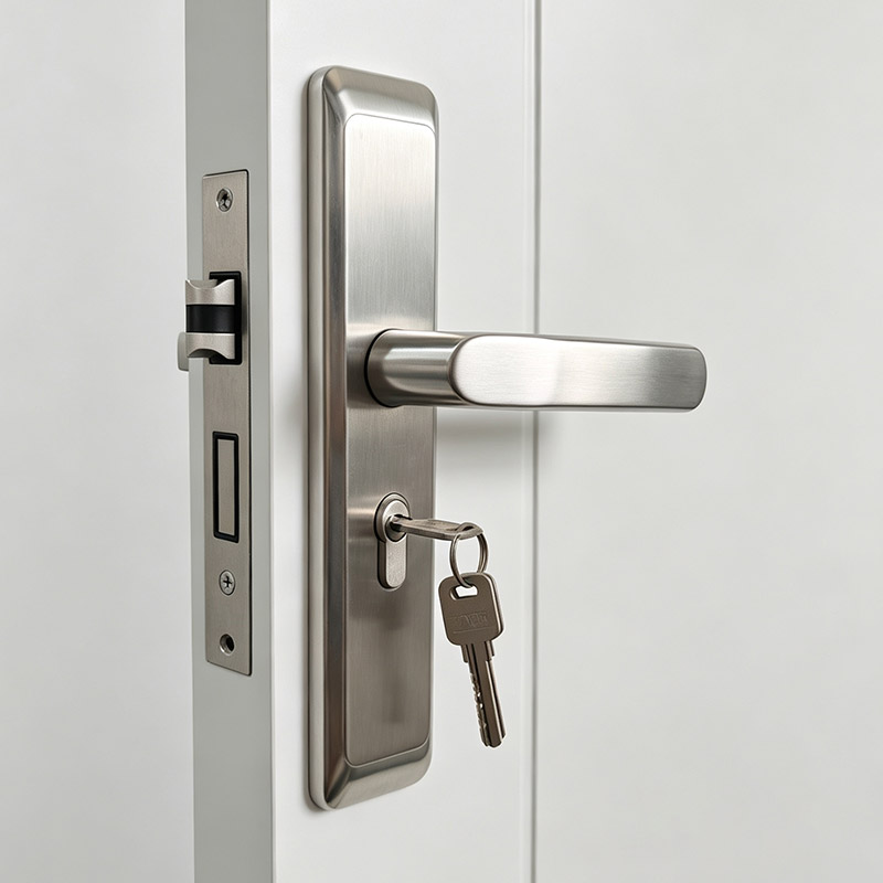 1. Integrated Lever Handle Lock Gallery View 2