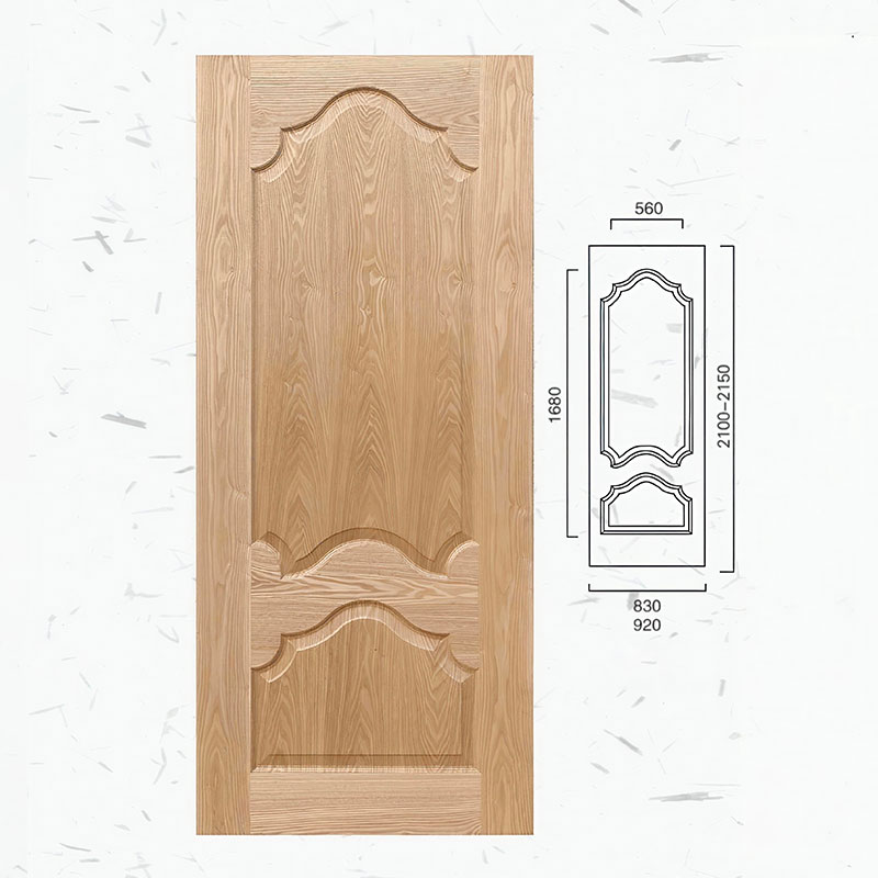Real Wood Veneer Molded Door Skin Gallery View 4