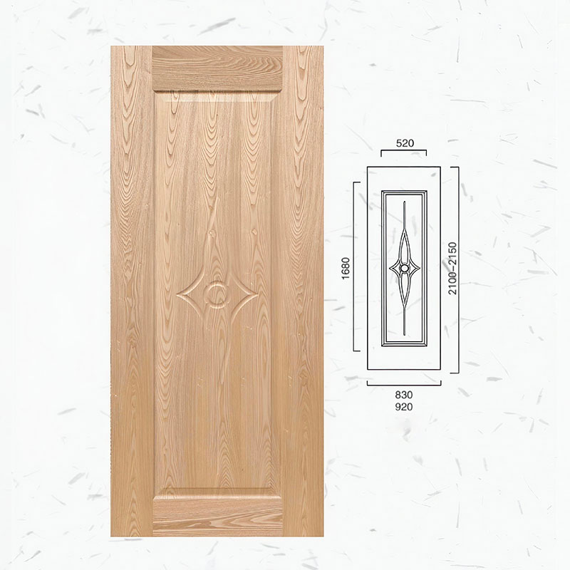 Real Wood Veneer Molded Door Skin Gallery View 6